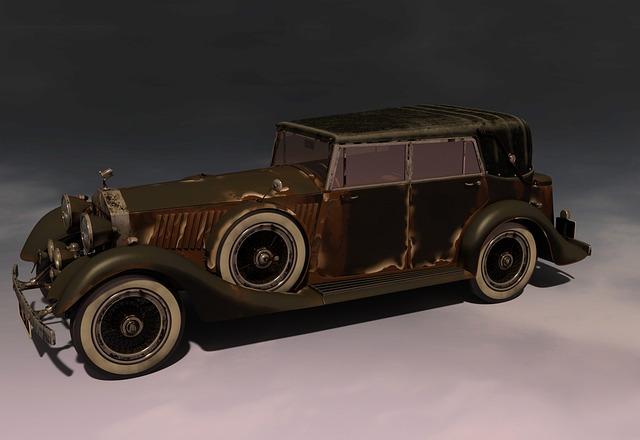 Antique Charm: 1940s 3 Wheel Tour Guide Electric Cart 1 Antique Charm: 1940s 3 Wheel Tour Guide Electric Cart