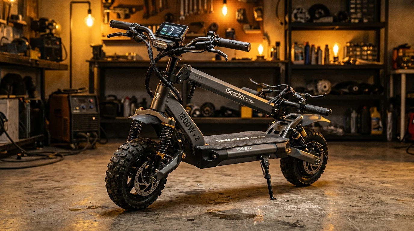 Blog 5 iScooter iX7 Pro dual motor electric scooter full power unlock