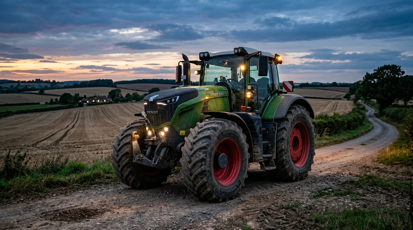 Blog 13 Fendt 1000 Vario tractor 60 kmh transport speed calibration